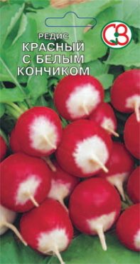 Редис Красный с бел. кончиком (10 г)